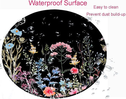 Floral Mouse Pad: Non-Slip Rubber Base & Comfortable Lycra Cloth - Image 4