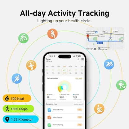 Smart Bracelet, Subscription-Free 24/7 Health Tracking, Heart Rate, HRV & Sleep - Image 7