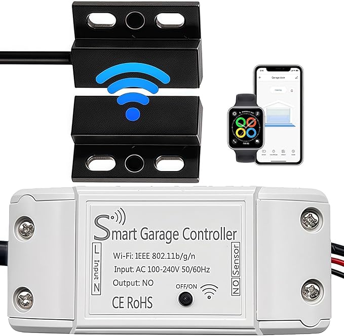 Smart Garage Door Opener Smart WiFi Garage Controller Garage Door Opener by XDTKML