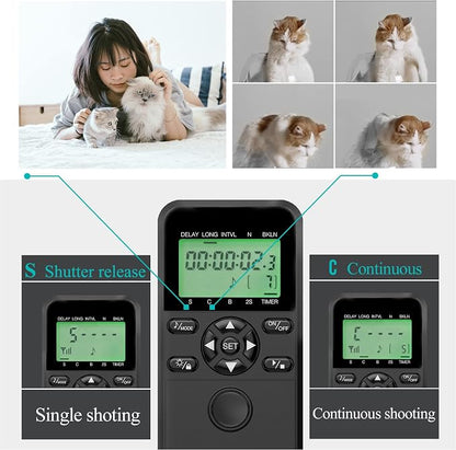 Wireless Shutter Camera Remote Intervalometer Timer Compatible - Image 6