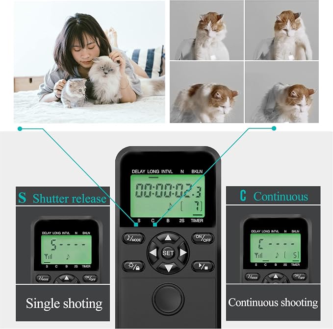 Wireless Shutter Camera Remote Intervalometer Timer Compatible - Image 6