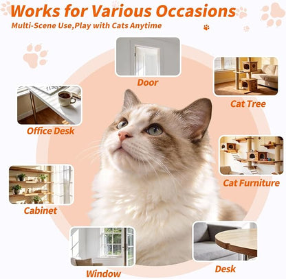 Interactive Cat Toys for Indoor Cats, Automatic Flying Bird Mouse Doorway - Image 3