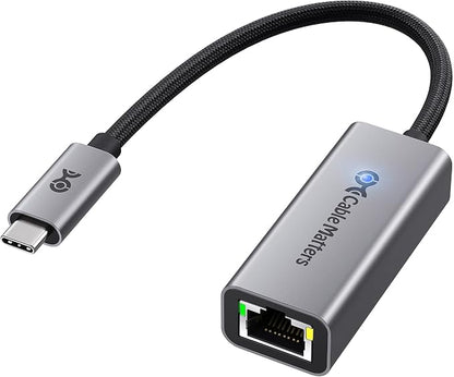 Cable Matters USB C to 5Gb Ethernet Adapter, 5 Gigabit Network Speed, USB C to by CableMatters