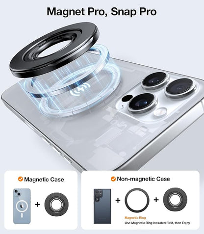 TORRAS 2025 Upgrade Fit for MagSafe Phone Grip Ring Holder Compatible - Image 7