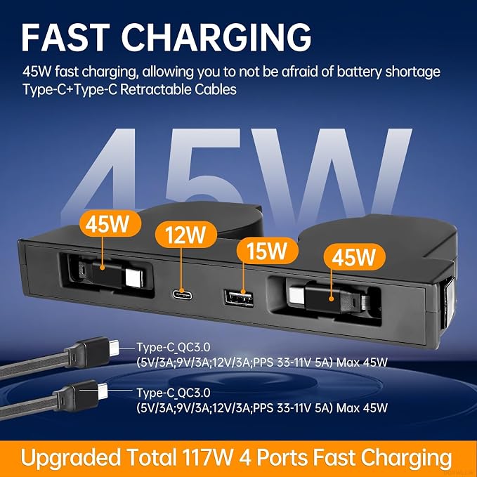 USB Hub for Tesla Model Y Juniper 2025 2026 Model 3 Highland 2024 2025 - Image 3