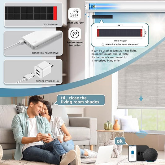 SmartWings Motorized Light Filtering Shades Work - Image 2