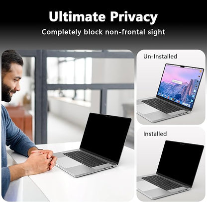 Magnetic MacBook Air 15 Inch Privacy Screen, Removable Anti Glare Blue Light - Image 5