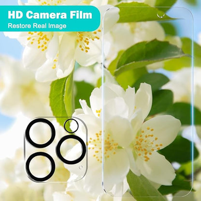 3 Pack for iPhone 16 Pro Max Privacy Screen Protector + 2 Camera Lens 9H+ Full - Image 8