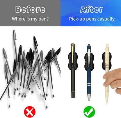 Adhesive Pen Pencil Holder for Desk Wall - Image 5