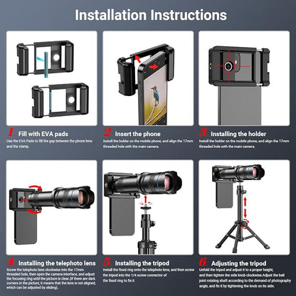 APEXEL 36X HD Telephoto Lens for iPhone/Samsung/Android | High Power Zoom - Image 9