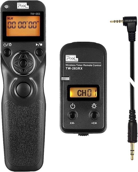 Pixel Wireless Timer Remote Shutter Release TW283-L1 Wireless Remote Control by Pixel