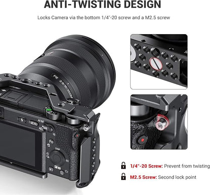 SMALLRIG Cage for Sony Alpha A6600/ILCE 6600 Mirrorless Camera - Image 4