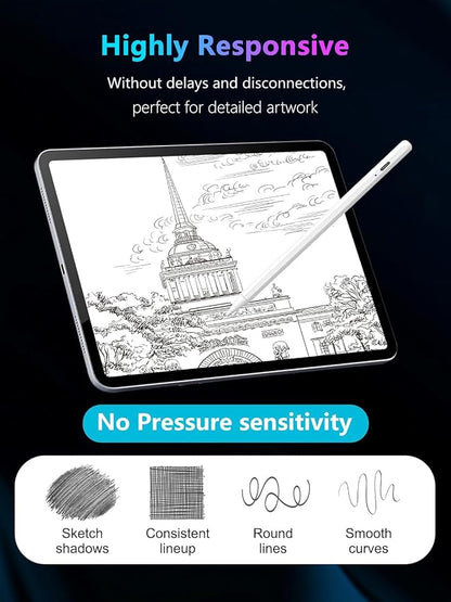 Stylus Pen for Apple iPad, Sensitivity Palm Rejection Fast Charge Stylus Pencil - Image 6