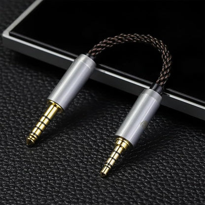 okcsc 4.4MM Male to 3.5MM Male Ultra Short Hifi Audio Cable - Image 9