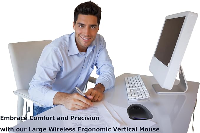 Wireless Mouse Ergonomic Vertical Mouse - Image 4