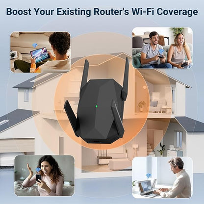 2026 AX3000 WiFi 6 Extender Signal Booster, Dual Band Long Range WiFi Repeater - Image 6