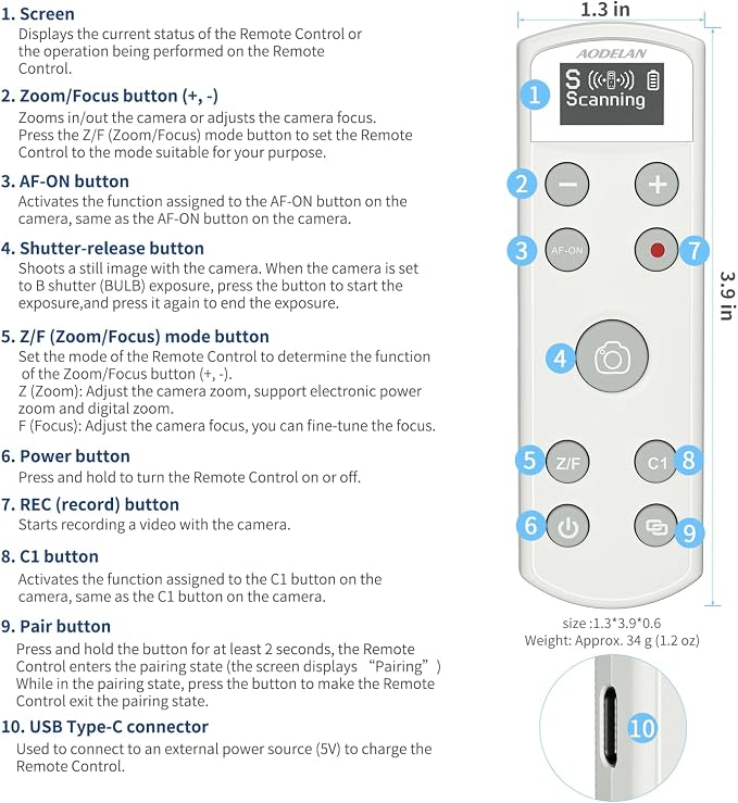 Camera Rechargeable Shutter Release - Image 7