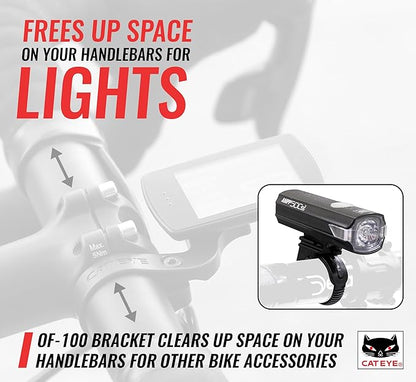 CATEYE OF-100 Out Front Bike Computer Bracket – Bolt-on Mount, Positions - Image 6