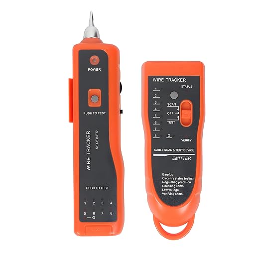 Goeco Ethernet Network Toner RJ11 RJ45 Network Cable Tester LAN Tracker Wire by Goeco