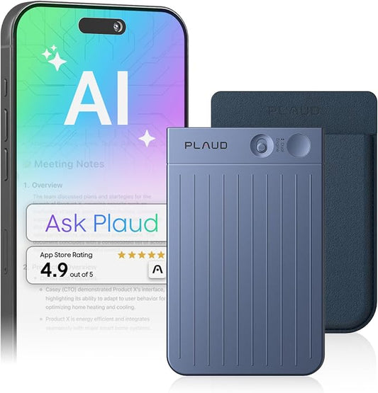 Plaud Note AI Voice Recorder, AI Note Taking Device, Transcribe & Summarize by PlaudOfficial