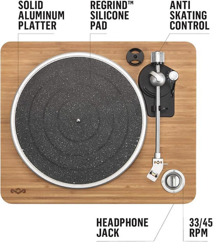 House of Marley Stir It Up Turntable, Vinyl Record Player - Image 3