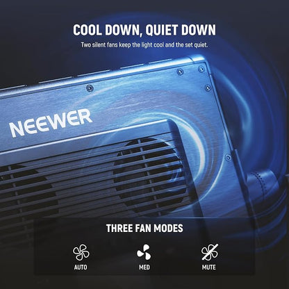 NEEWER PL60C RGB LED Panel Video Light APP/2.4G/DMX Control, 60W 23000Lux/0.5m - Image 7