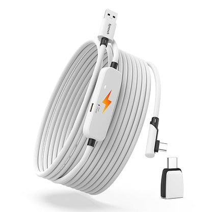 Syntech Link Cable with Charging 20FT Compatible with Oculus/Meta Quest 3S/3 by Syntech