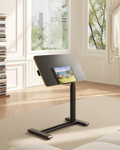 FLEXISPOT H7 PRO Mobile Standing Desk Adjustable Overbed Table Pneumatic - Image 8