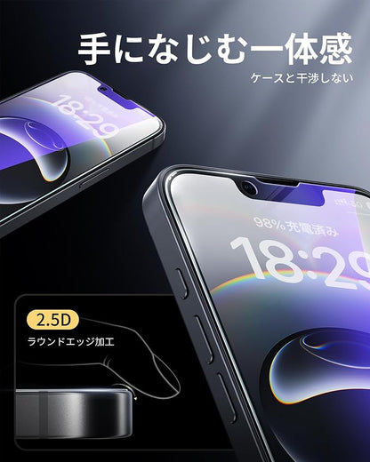 NIMASO for iPhone 16e/13 Pro/13/14 Screen Protector, 2 Pack Anti Blue Light - Image 7