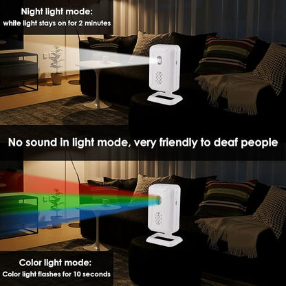 GREENCYCLE Door Sensor Chime, Motion Detector Alarm, Commercial Door Bells - Image 3