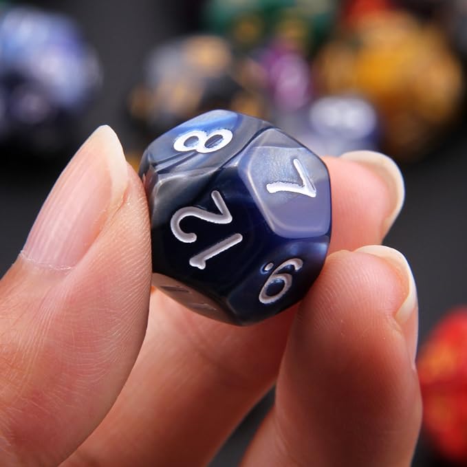 7 Sets Polyhedral Dice Set for Dungeons & Dragons/RPG, Complete D&D/DND Dice - Image 3