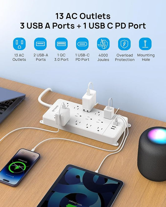 TROND Surge Protector Power Strip - Image 2