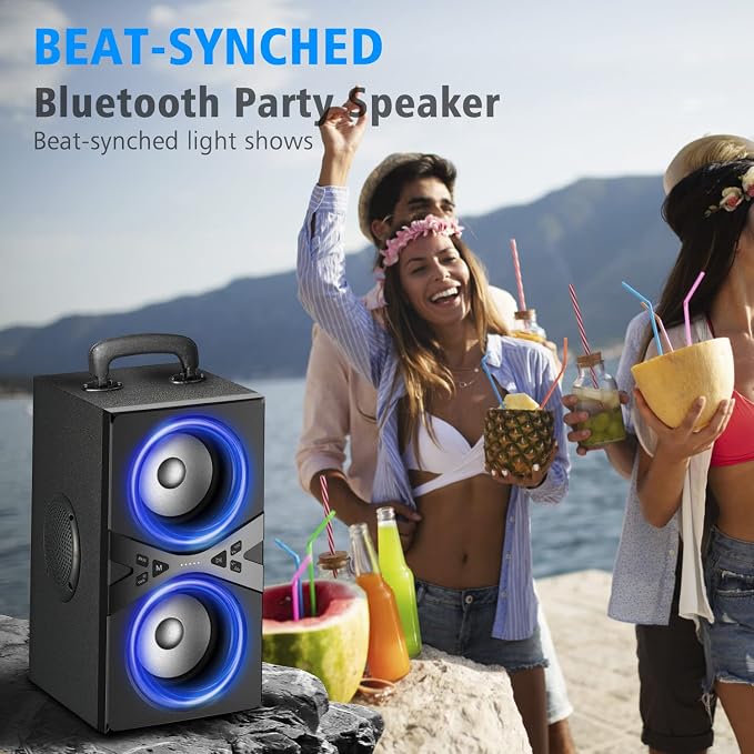 Bluetooth Speakers, Wireless TWS Portable Speaker - Image 4