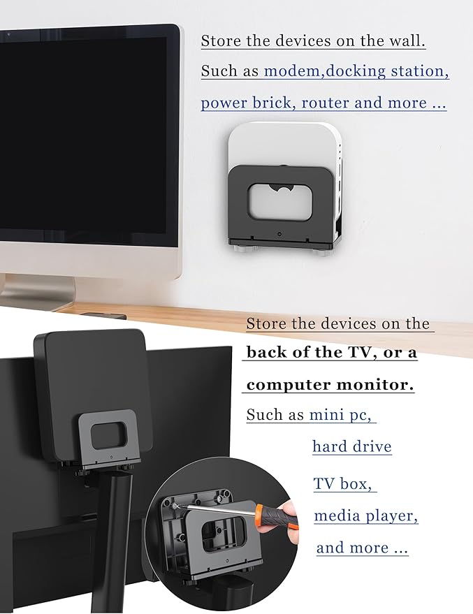 Adjustable Wall Mount Shelf Holder - Image 2
