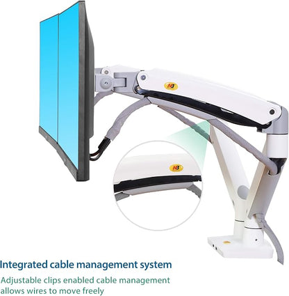 NB North Bayou Dual Monitor Desk Mount Stand Full Motion Swivel Computer - Image 7