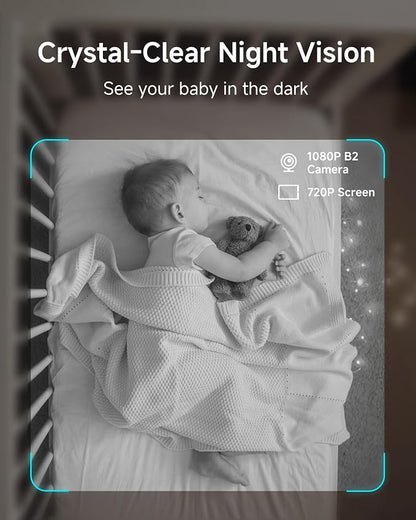 ARENTI WiFi Baby Camera Monitor B2 Kit 2026 Upgraded, 5-inch Wireless Display - Image 5