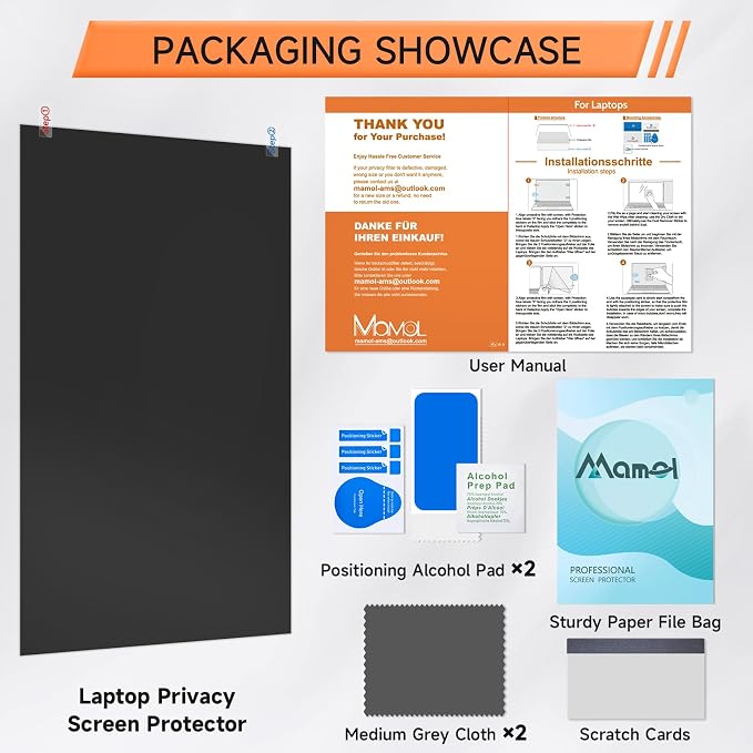 Nano Laptop Privacy Screen 14 Inch 16:10, No Glue Computer Monitor Privacy - Image 8