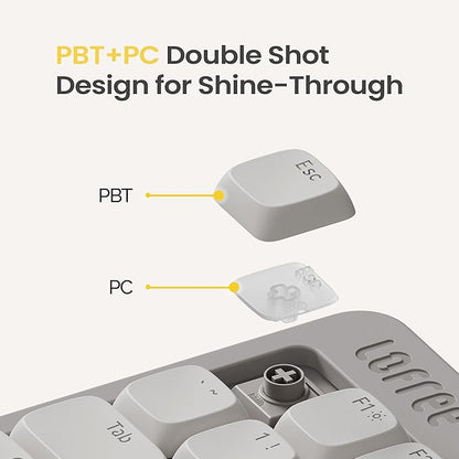 Flow Lite 100 Keys Low Profile Mechanical Keyboard, Swappable Rechargeable - Image 3