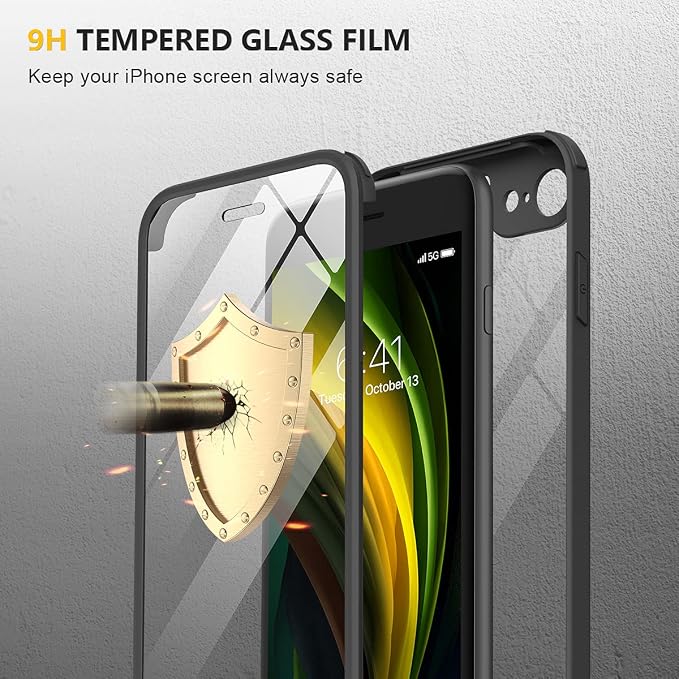 Miracase for iPhone SE Phone Case 3rd/2nd Generation 2022 2020 Full-Body - Image 3
