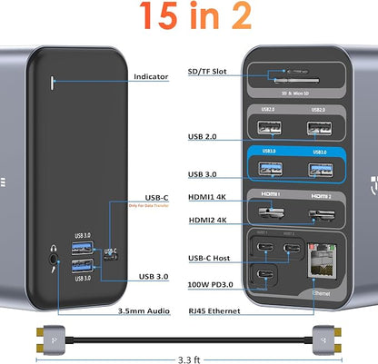 USB C Docking Station Dual Monitor - Image 8