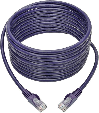 Tripp Lite 15ft Cat6 Gigabit Ethernet Snagless Molded Patch Cable UTP Purple - Image 2