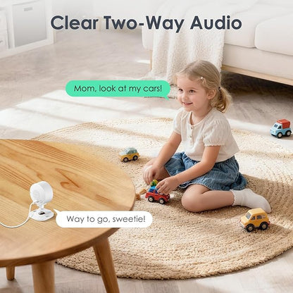 YOTON Indoor Security Camera for Baby Monitor, Home & Pets, 2.4GHz WiFi - Image 3