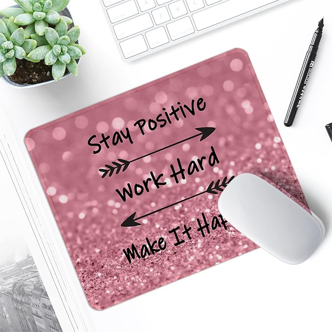 ITNRSIIET Mouse Pad with Stitched Edge Premium Textured Smooth Precise - Image 6