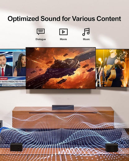 ULTIMEA 5.1 Sound Bar for Smart TV, Virtual Surround Sound System for TV - Image 5