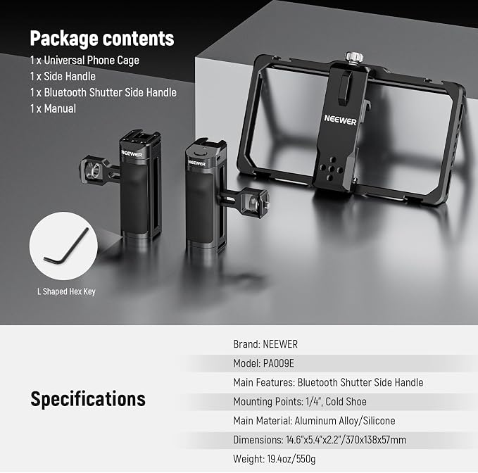 NEEWER Universal Phone Cage Video Rig - Image 8