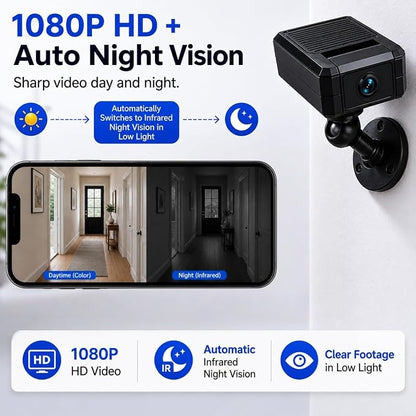 Mini WiFi Hidden Camera 1080P HD, Small Spy Camera - Image 3