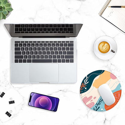 ITNRSIIET Round Mouse Pad with Stitched Edge Premium-Textured Waterproof - Image 7