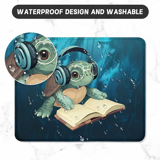 ITNRSIIET Mouse Pad with Stitched Edge Premium Textured Smooth Precise - Image 5