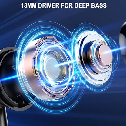 Wireless Earbuds, 40H Playback Mini Case IP7 Waterproof Sports Earphones - Image 4