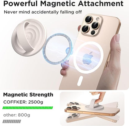 Magnetic Phone Ring Grip Holder, Silicone Finger Loop Grip, Compatible - Image 3